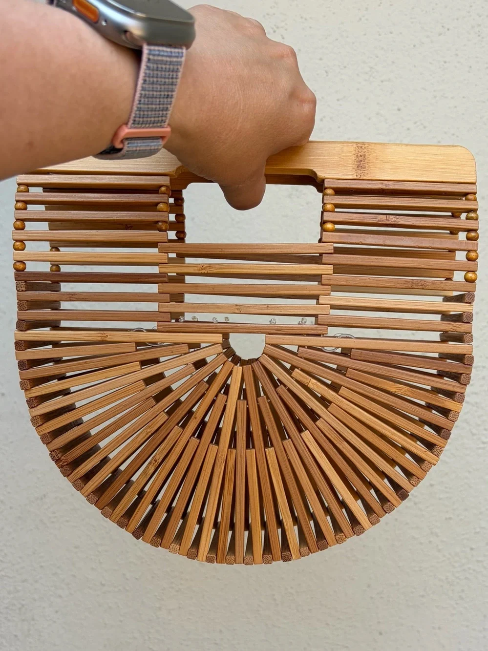New Cult Gaia Ark Mini Bamboo Bag Natural